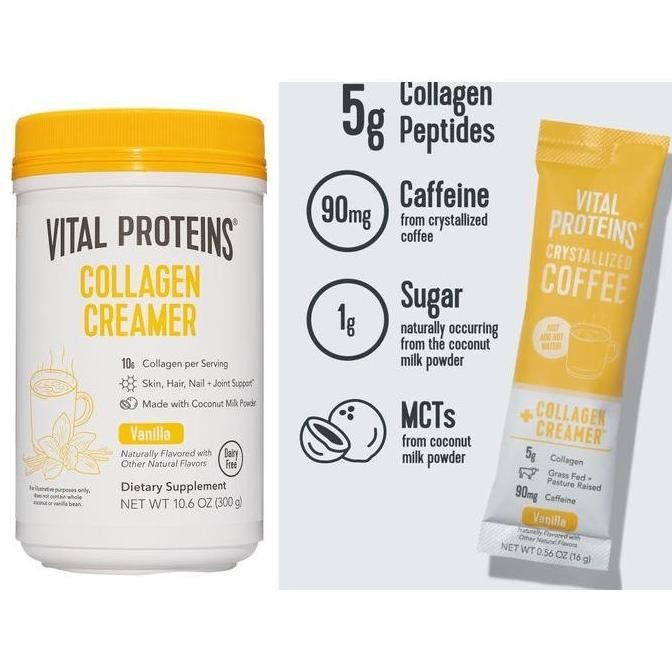 

Vital Proteins Collagen Creamer Vanilla Full Size 305Gr