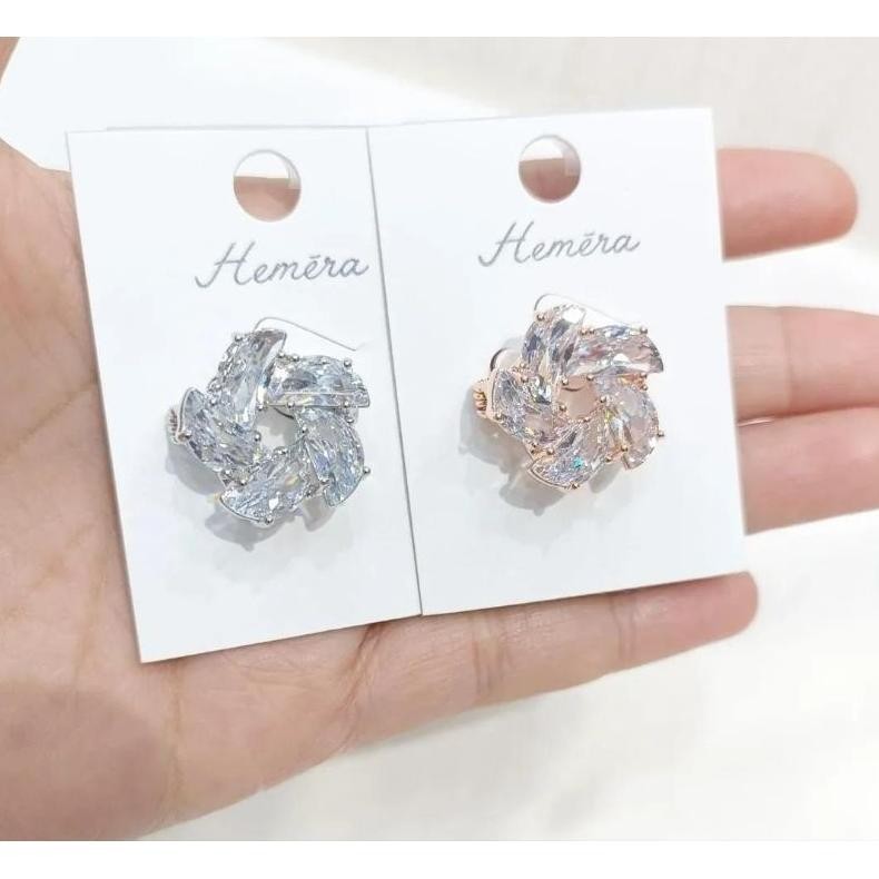 sfI Bros dagu mini cubic zirconia Bros peniti hijab fashion korean style Bros batu crystal premium A