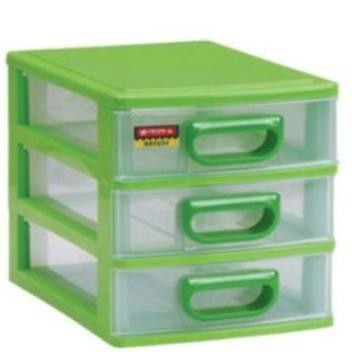 

Terlaris Laci Plastik / Rak Mini Storage Box Container Lion Star Midi Susun 3