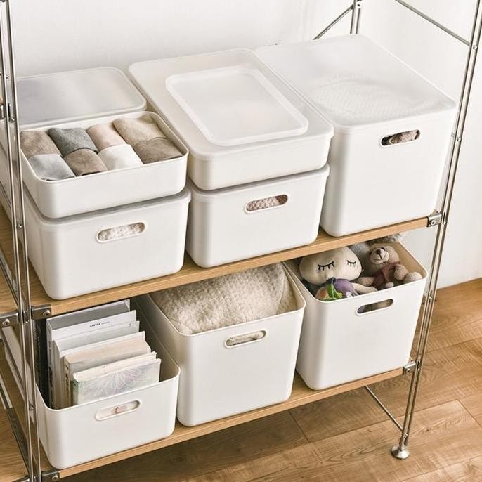 

Terlaris Plastic Storage Tote Box Multi Purpose Medium