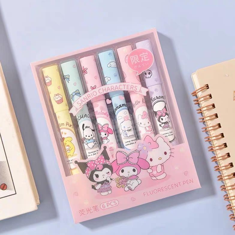 

Stabilo Highlighter Lucu Motif Sarnio Sanryo Zanrio Kurom, Melody, Moroll