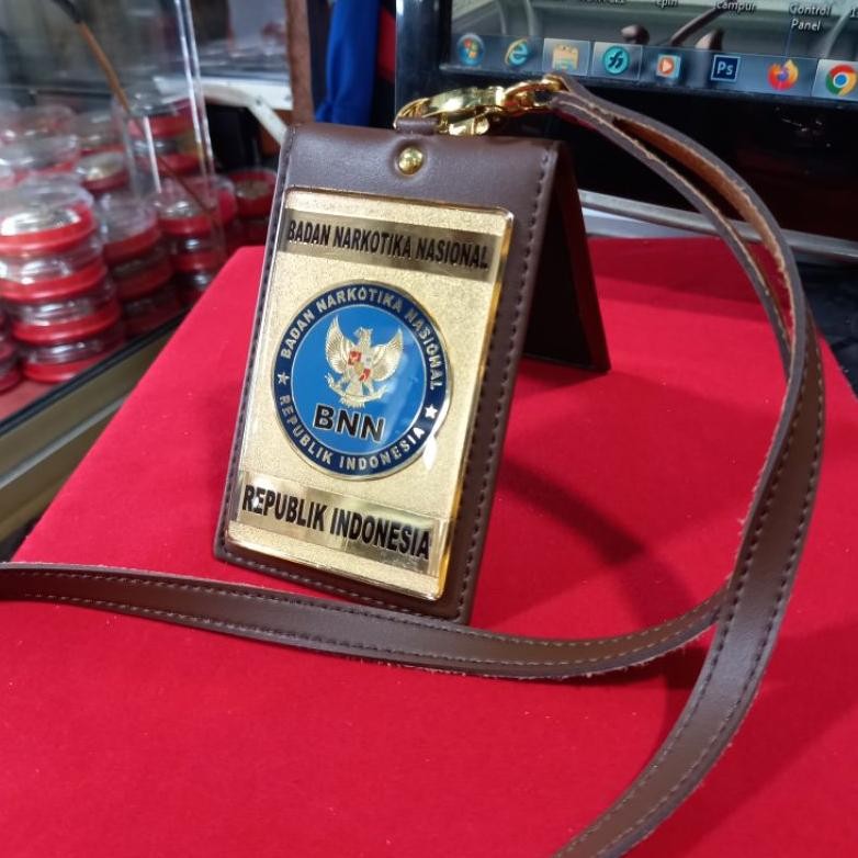 sfI dompet KTA BNN / BNN kalung KTA / plat mobil AST