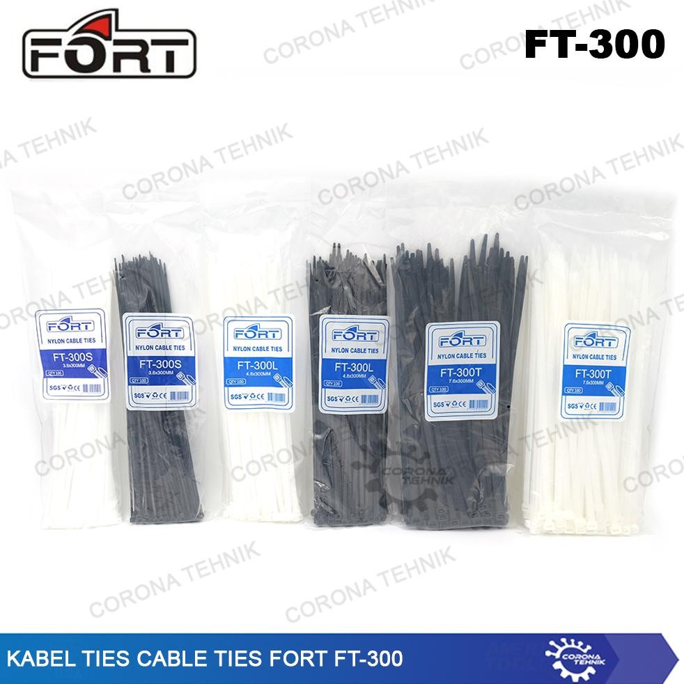 

Panjang 30 - 55 CM Kabel Ties Cable Ties FORT AST