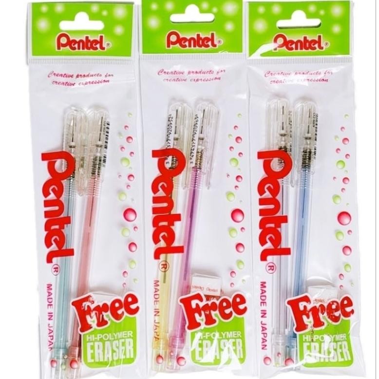 

(1 Set) Set 2 Pensil Mekanik + 1 Penghapus Pentel A105-2