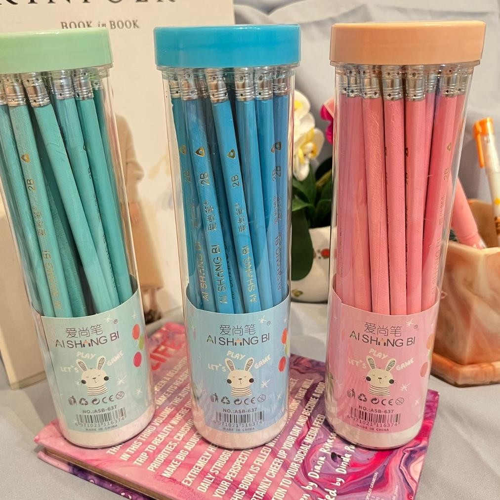 

PENSIL HB AISHING 1 BOX ISI 30 BIJI READY 3 WARNA PENSIL BATANG BAGUS WARNA SOFT PASTEL 1 BOKS MIKA ISI 30PCS ALAT TULIS STATIONARY UNIK KUALITAS TERJAMIN READY COD DAN GROSIR