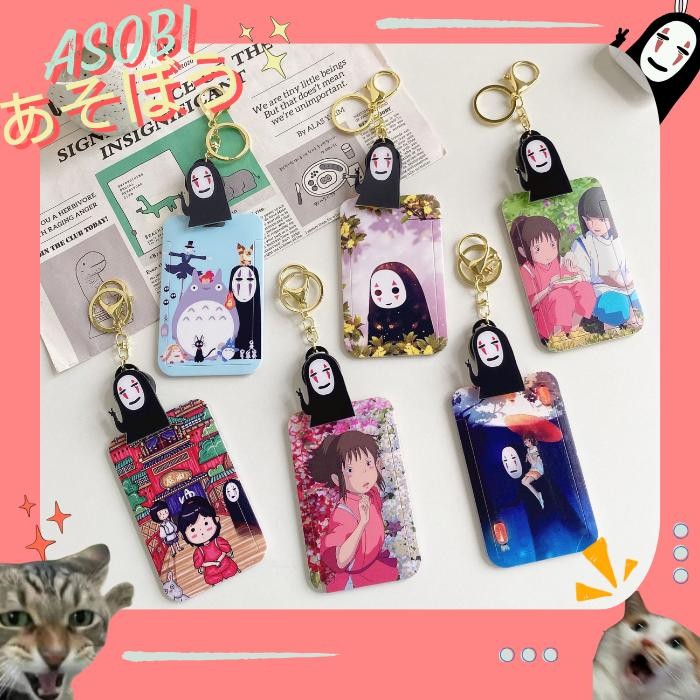 

ASOBI CARD HOLDER ID / NAME TAG / ID CARD GHIBLI SPIRITED AWAY KAONASHI VIRAL BISA DITARIK AST