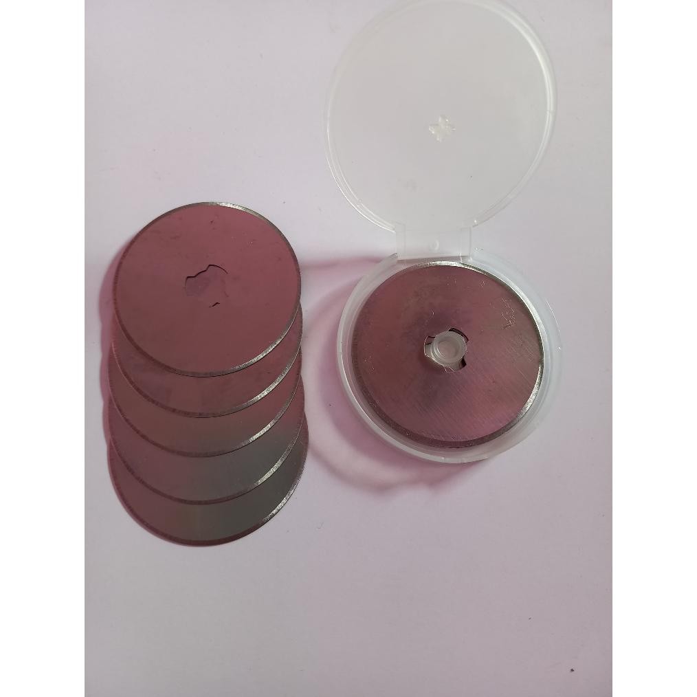

5 pcs (LIMA) Mata Pisau Refill - Refill Blade untuk Rotary Cutter 45 mm AST