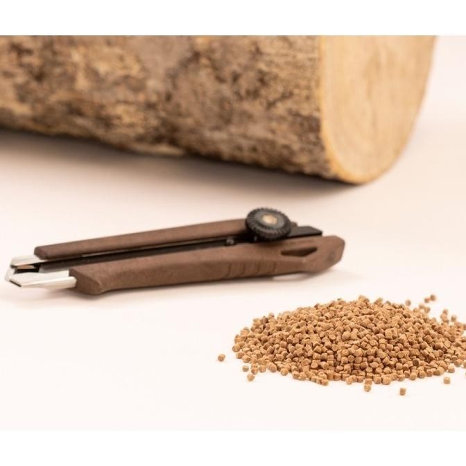 

OLFA WD-L/BRN Pisau Cutter Pegangan Gagang Kayu Anti Licin 18 mm Woody Knife 18mm AST