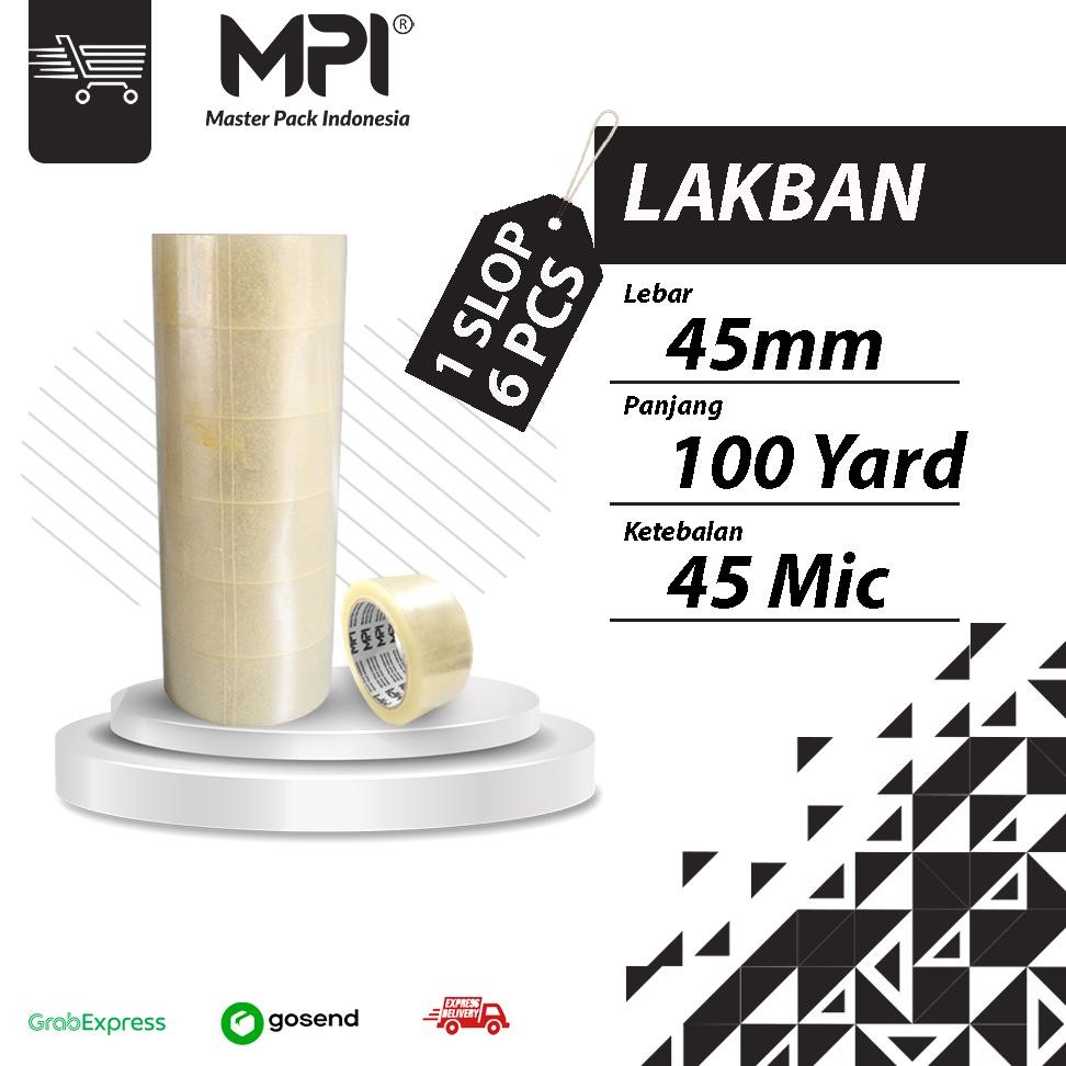 

LAKBAN BENING - LAKBAN COKLAT MASTER PACK INDONESIA PROMO MURAH BERKUALITAS 1 SLOP ISI 6 PCS AST
