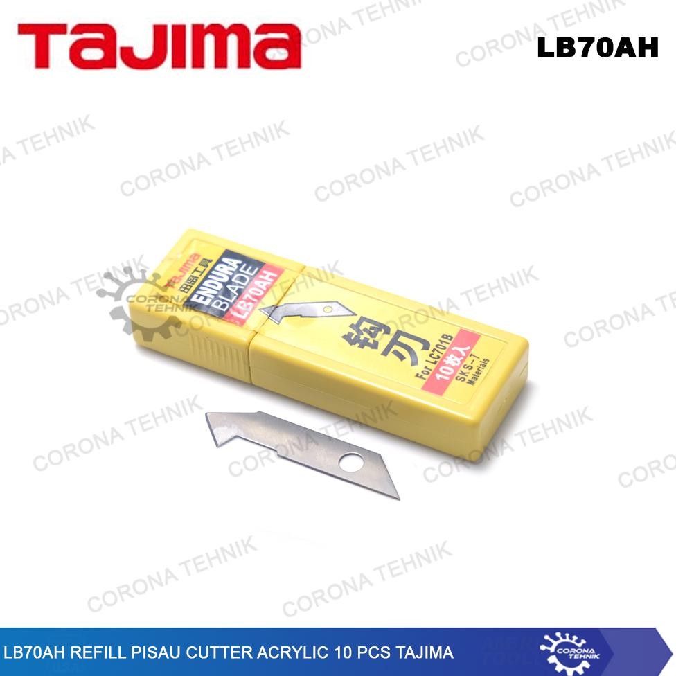 

LB70AH Refill Pisau Cutter Acrylic 10 Pcs Tajima AST