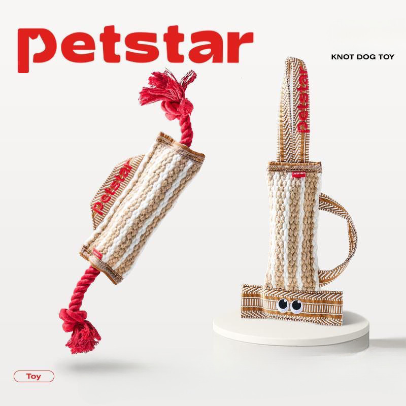 Planet Ekor COD  Mainan Knot untuk Anjing Besar Tarik Tambang Tali Katun untuk Anjing Golden Retriev