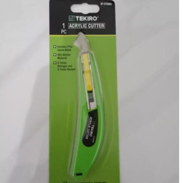 

Tekiro Pisau Cutter Akrilik 10mm / alat pemotong akrilik 10mm / Acrylic Cutter AST