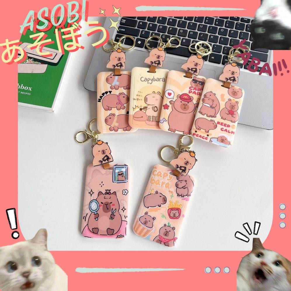 

ASOBI CARD HOLDER ID / NAME TAG / ID CARD CAPYBARA VIRAL BISA DITARIK LUCU AST