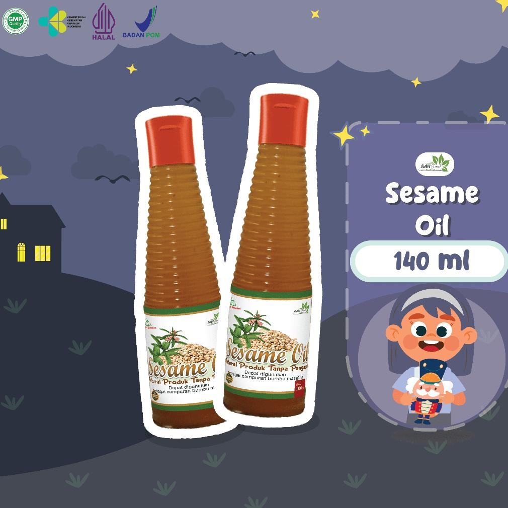 

Sanfood BRILIAN Minyak Wijen Bumbu Masak Sesame Oil 140ml