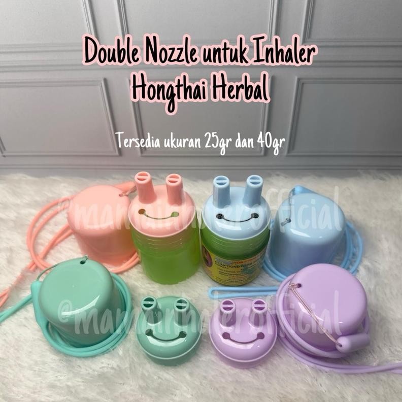 

[BONUS LANYARD](TANPA INHALER) DOUBLE NOOZLE UNTUK HONGTHAI COMPOUND 25gr dan 40gr AST