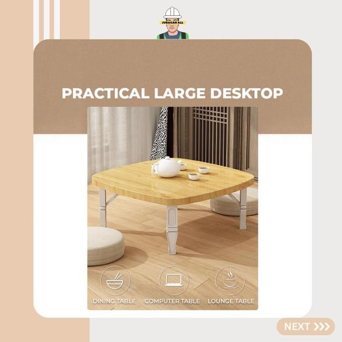 Meja Makan/Meja Lesehan/Meja Lipat/Meja Tamu Portable Minimalist