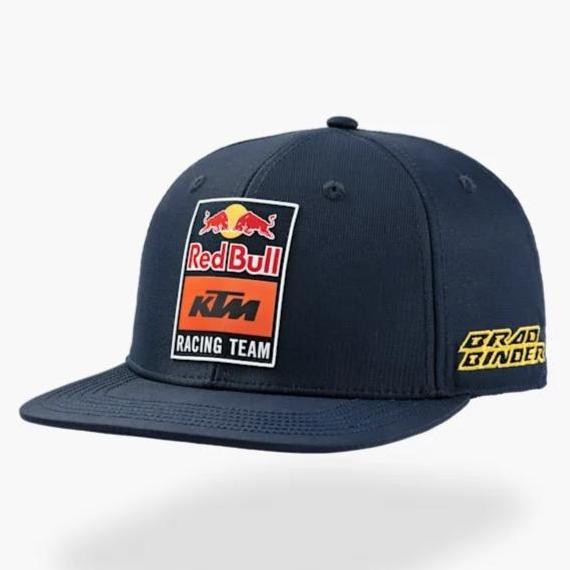 Red Bull KTM MotoGP 2023 Brad Binder Flat Cap. Topi Unisex