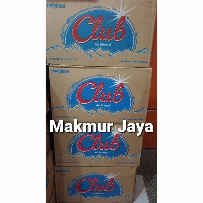 

(Expert) CLUB AIR MINERAL BOTOL 600ml 600 ml 1 Dus Isi 24 Botol (OJOL ONLY)