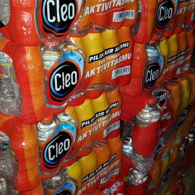 

(Expert) air mineral cleo botol 220ml isi 24