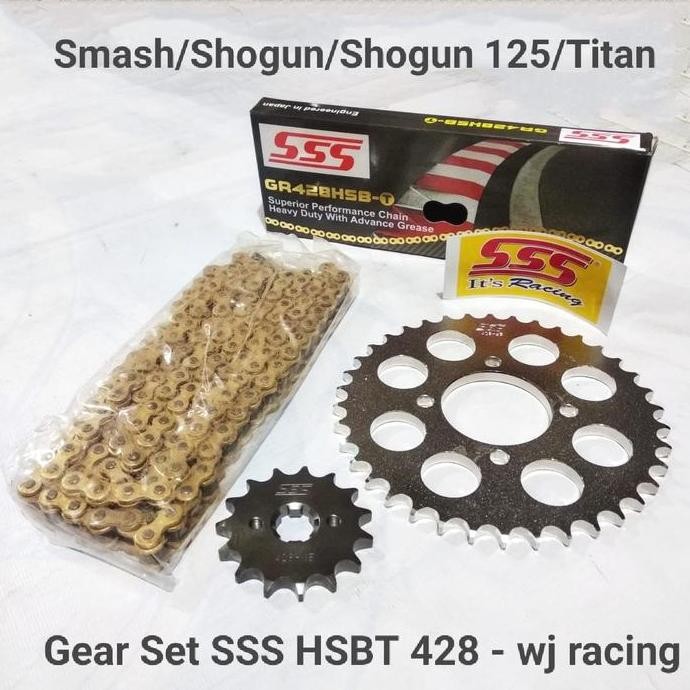 GEAR SET SSS 428 HSBT Smash / Shogun 125 / Titan / Smash New