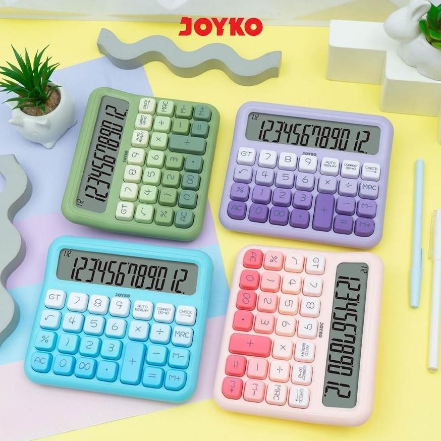 

STYLIST COLOR CALCULATOR JOYKO CC-63DCO - KALKULATOR PASTEL WARNA DESKTOP MEJA AST