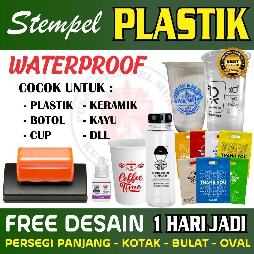 

STEMPEL TINTA PERMANEN CUSTOM Plastik/Sterofoam/Kayu/Besi AST