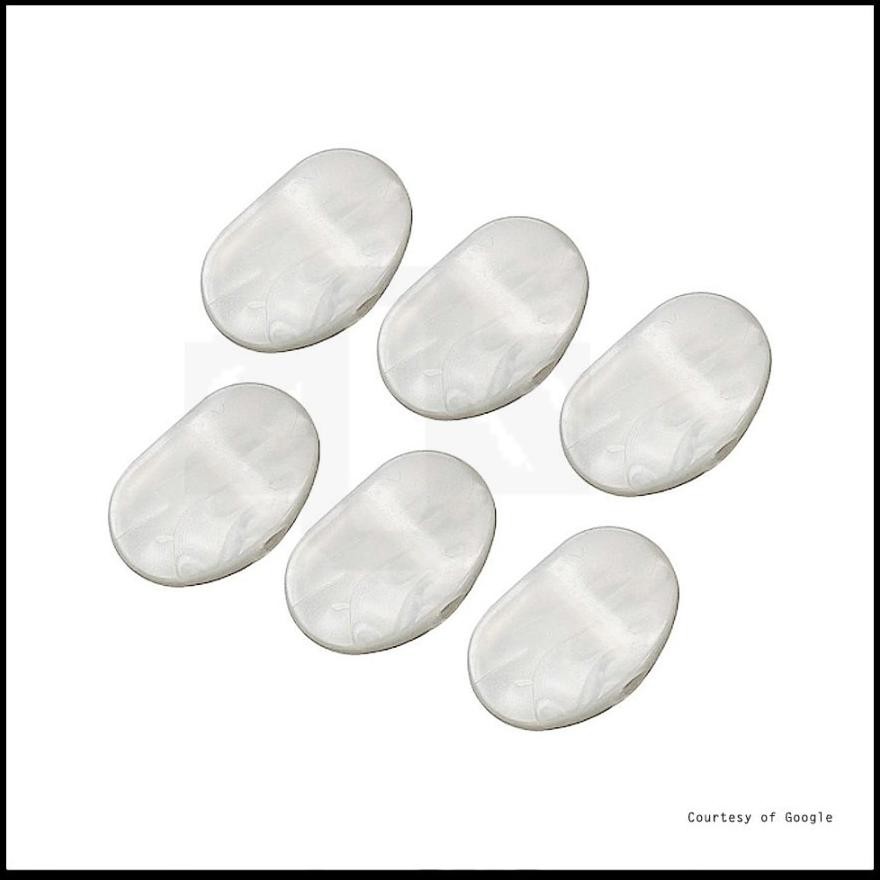 Kepala Button Dryer Tuning Peg Rod Mode Pearl White Set