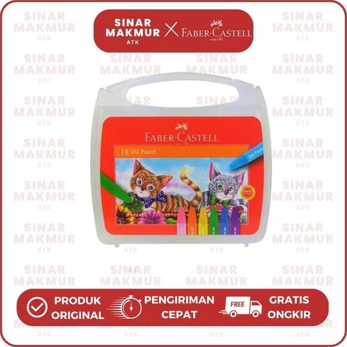 

Hexagonal Crayon/Oil Pastel Eco 18 Warna Faber Castell (Set) AST