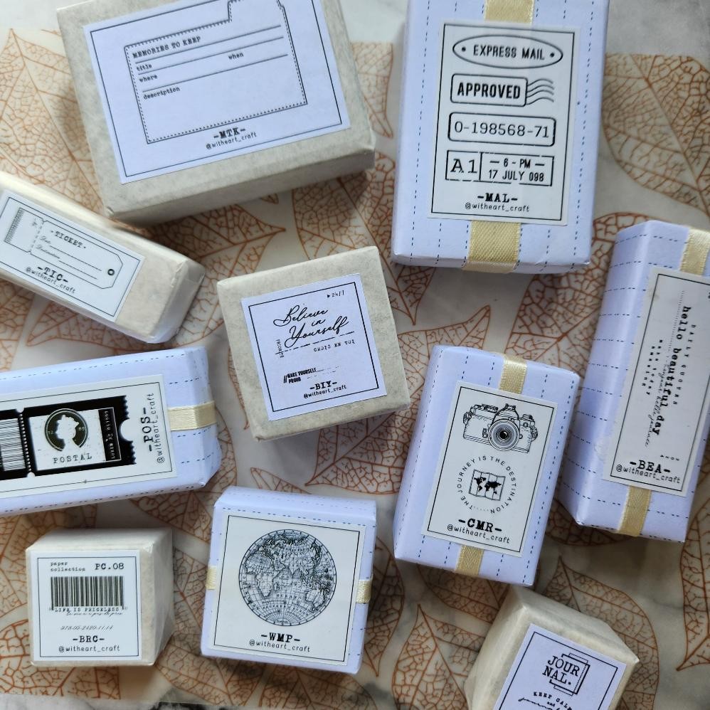 

[New 2024] Witheartcraft Wood Stamps for Journaling Scrapbooking - Special Edition 3 AST