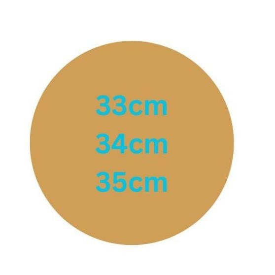 

bulatan akrilik ukuran 33cm, 34cm, 35cm tebal 2mm AST
