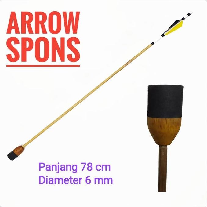 Arrow tag 10 biji anak panah spons