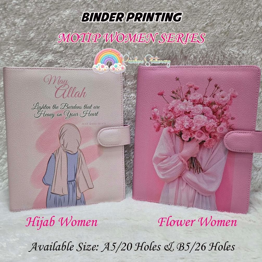 

Binder Printing Motip Women Series. Ukuran A5/20 holes & B5 26/holes AST