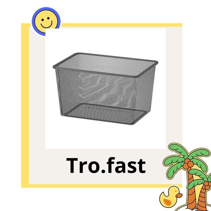 

Terlaris Iketrofast Kotak Penyimpanan Jaring, Abu-Abu Tua, 42X30X23 Cm.4Varian