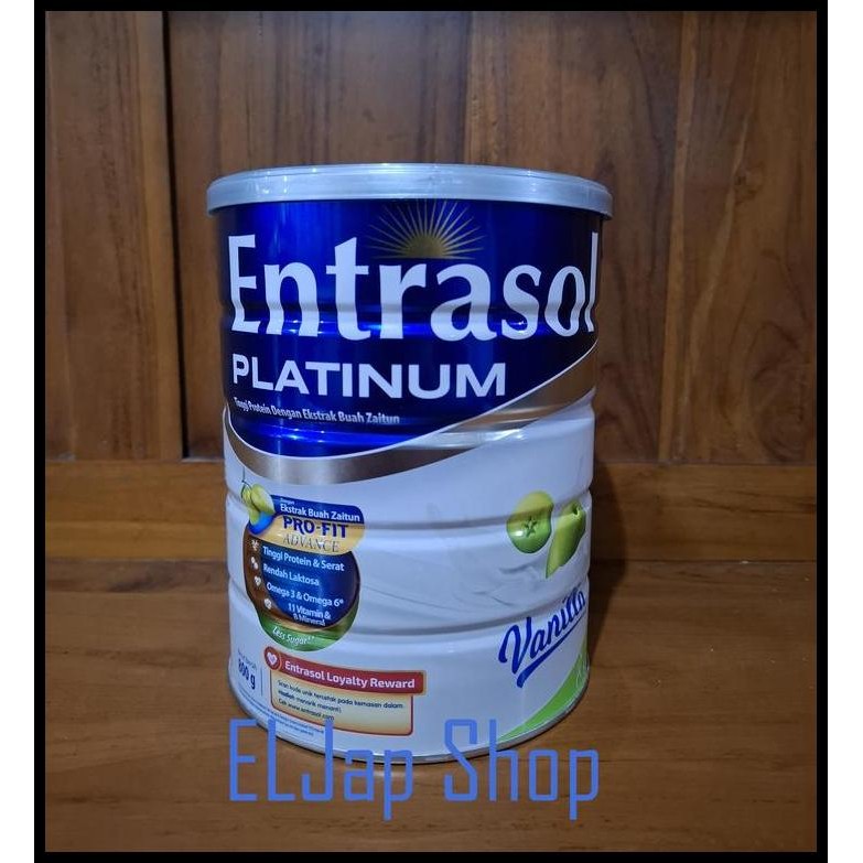 

Terlaris Susu Entrasol Platinum / Senior Vanilla 800Gr Good Quality