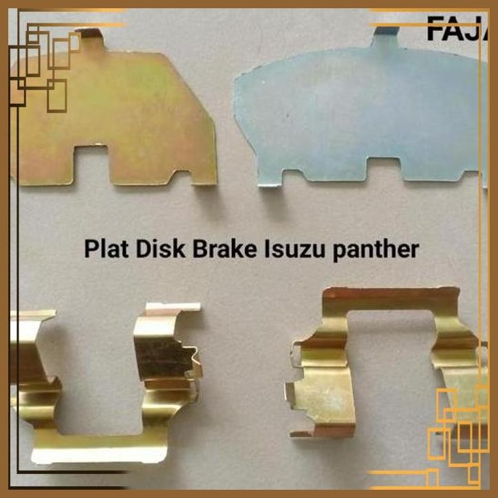 [FRM] PLAT KAMPAS REM DEPAN ISUZU PANTHER