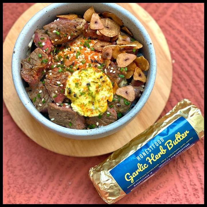 

Terlaris Garlic Herb Butter Honestfood - Mentega Bawang Putih, Bahan Masakan Halal Good Quality