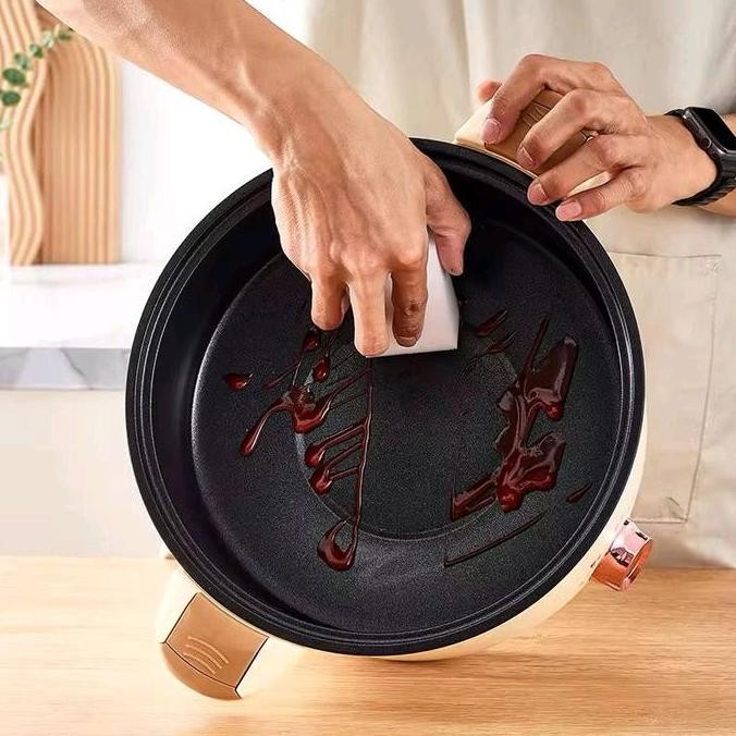 Terbaru (0046) Panci Listrik Electric Cooking Pot Bangyduck Bahan Teflon Anti Lengket Ukuran 3 Liter