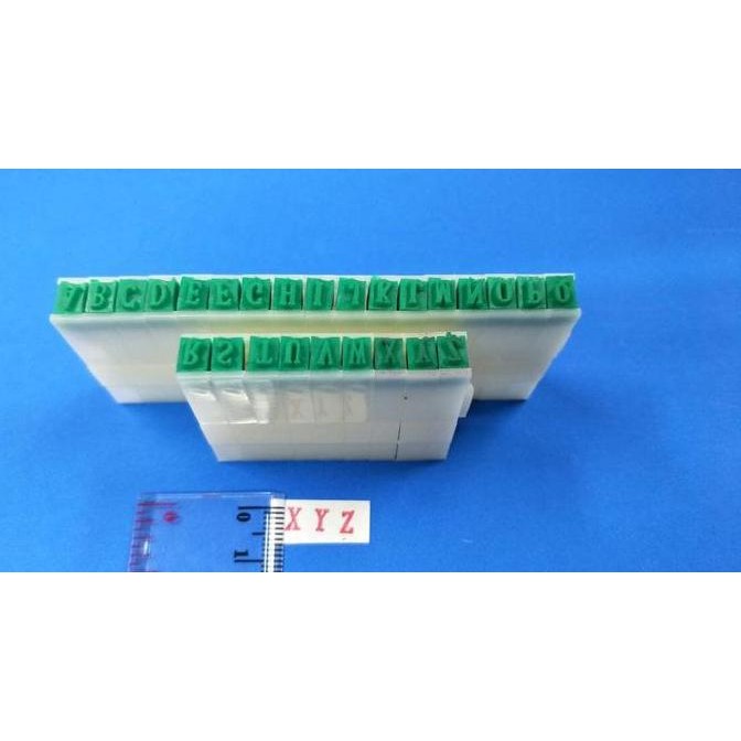 

Terlaris Stempel Huruf A sd Z ukuran 4mm Printing Kit Abjad SALE