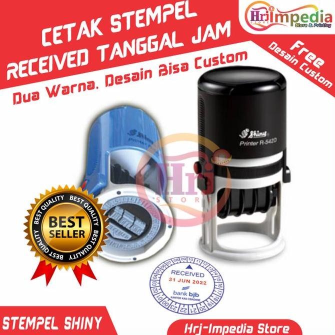 

Terlaris Cetak Stempel Received Tanggal Jam Tahun Tulisan Custom Cetak Stempel SALE