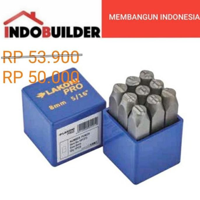 

Terlaris LAKONI PRO NUMBER PUNCH 8 MM ISI 9 PCS / STEMPEL BESI ANGKA NOMOR SALE
