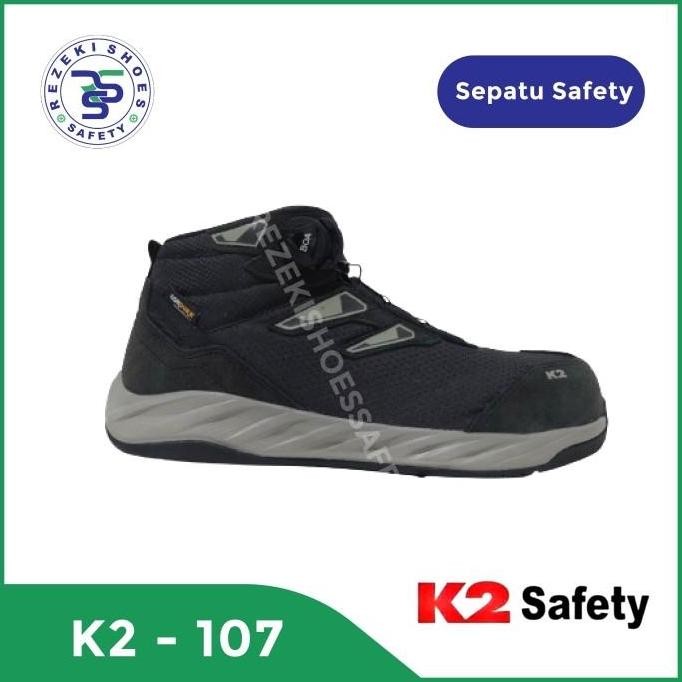 Tersedia Sepatu Safety K2 107 BOA Navy - Sepatu Sport Safety K2-LT 107 BOA Navy