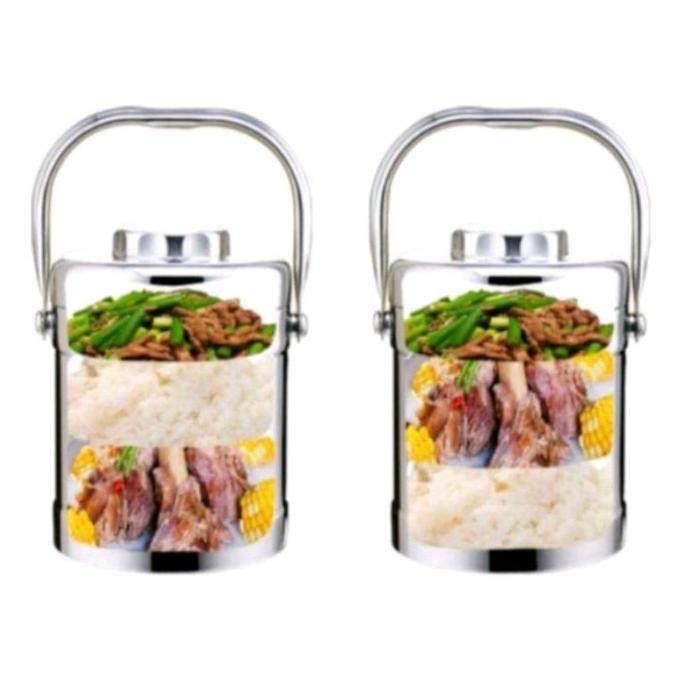 Rantang Tunggal 2Liter / Rantang Stainless Steell / Bekal / Handpan