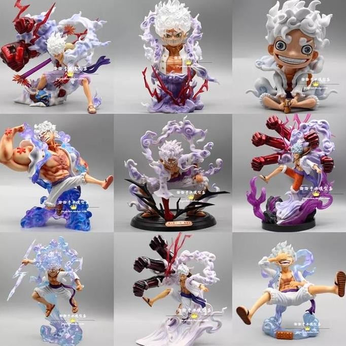 Action Figure Luffy Gear 5 Anime One Piece Luffy