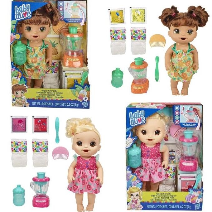 Baby Alive Magical Mixer Baby Doll Blonde And Brown Original Hasbro