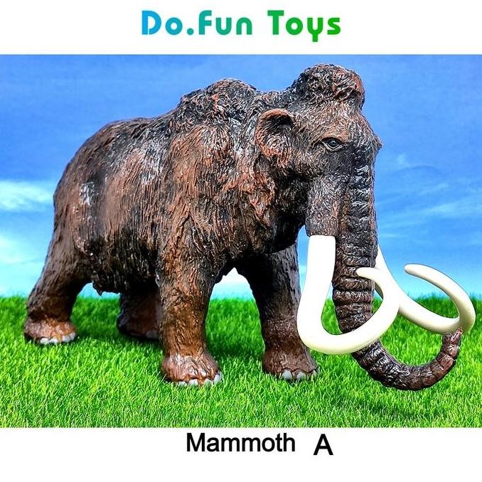 Mammoth Animal Figure/ Miniatur Mainan Gajah Mammoth