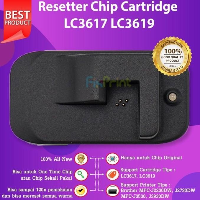 Resetter Chip Cartridge Lc3617 Lc 3617 Mfc-J3530Dw J3530Dw New Stok