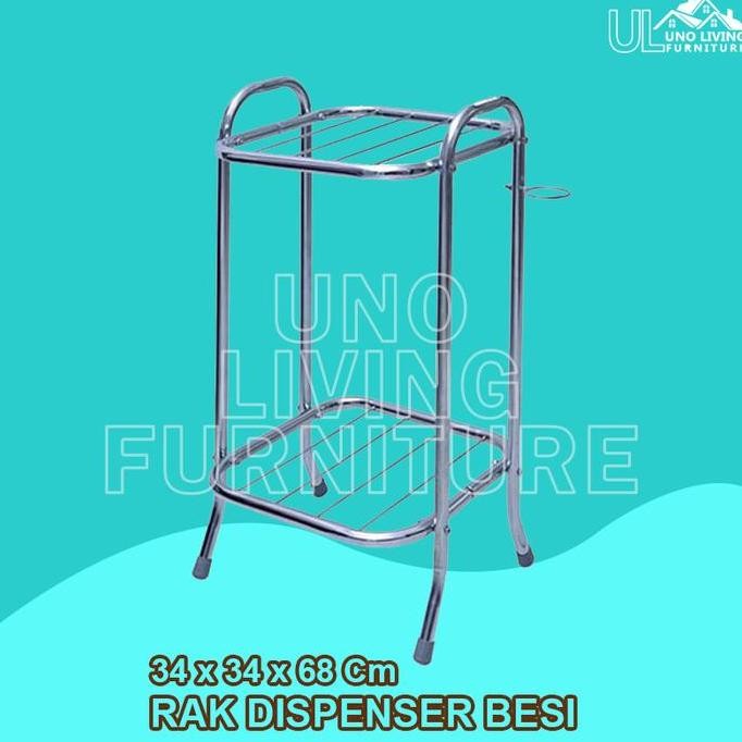 Rak Dispenser Kayu Rak Dispenser Rak Galon Rak Galon Muat 2 Galon