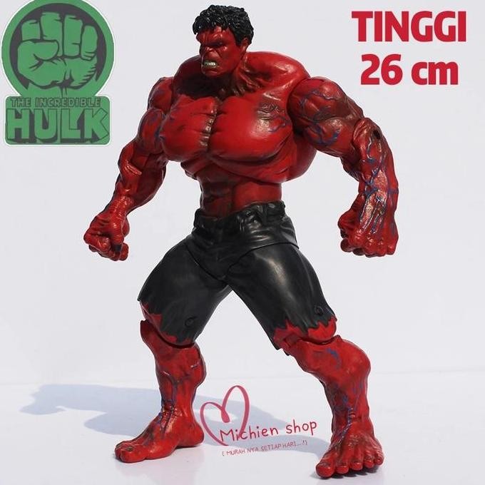 Hulk Merah Action Figure Marvel Red Hulk