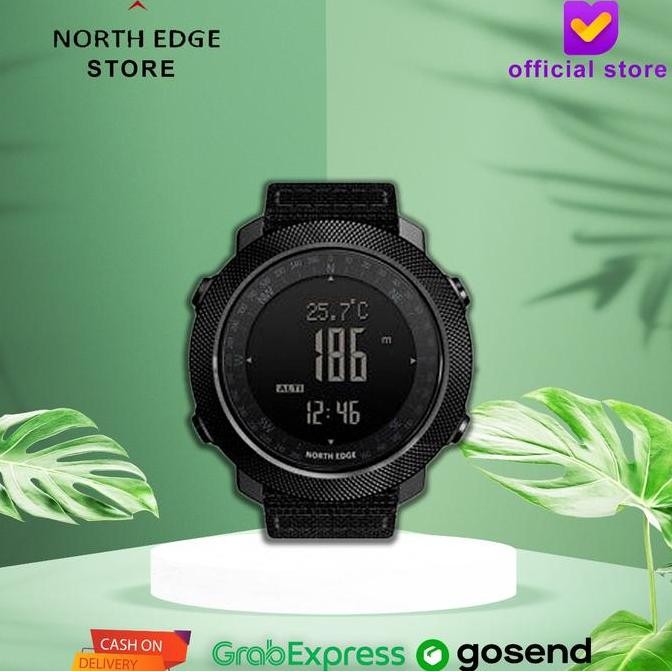 Murah North Edge Apache Jam Tangan Pria Altimeter Barometer Termometer Original