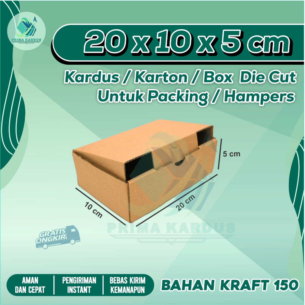 

Kardus Packing Die Cut20 x 10 x 5 | Box Hampers | Karton Packing